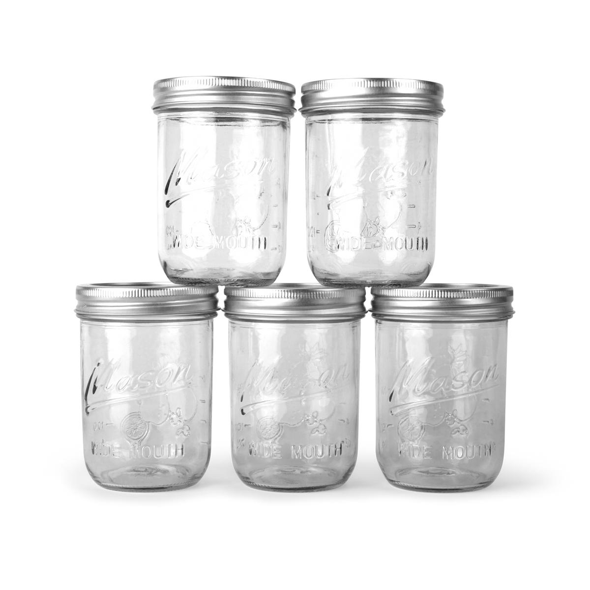 Mason Jar | 5 potes de 473ml