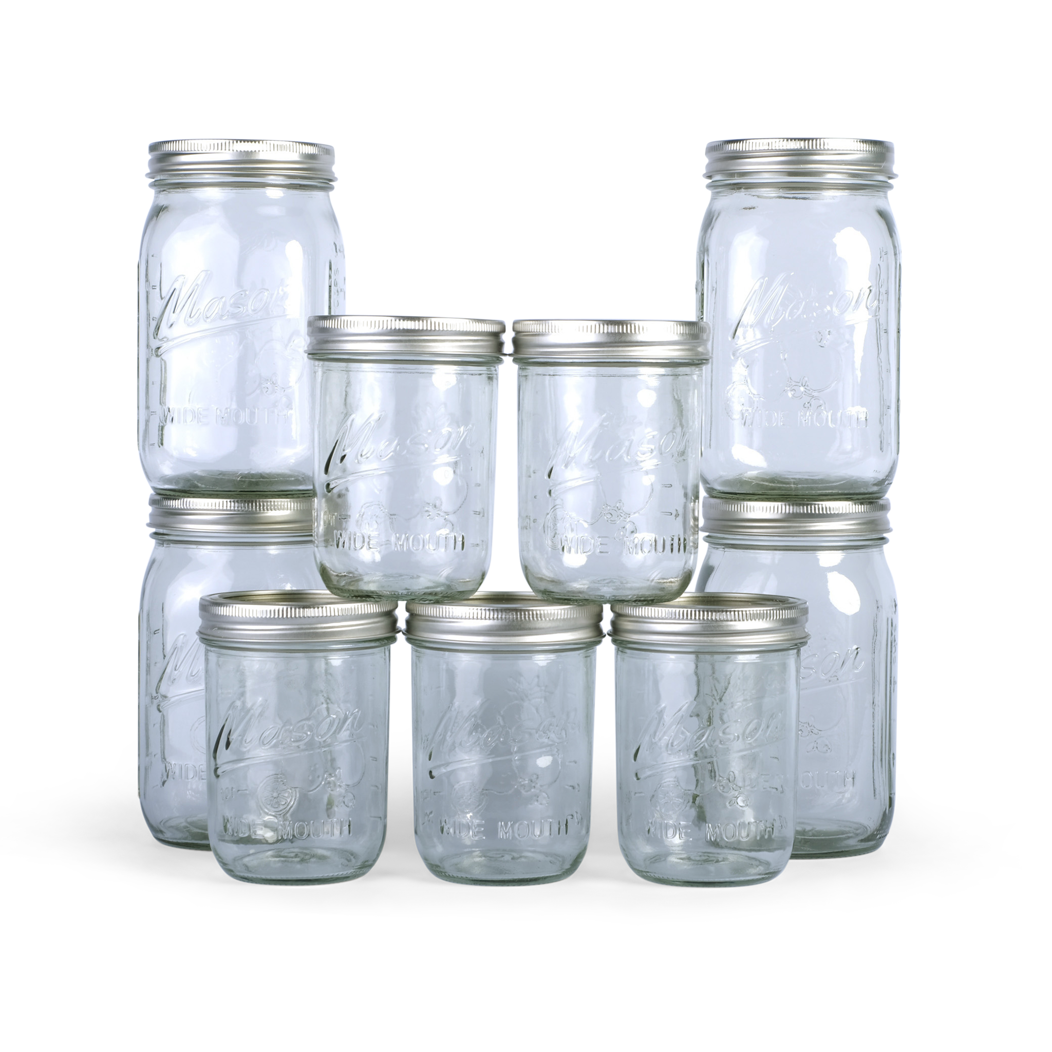 Kit Completo Mason Jar | 9 unidades