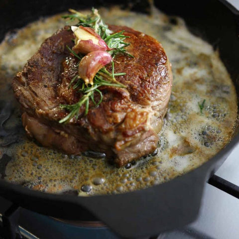 Steak na panela de ferro