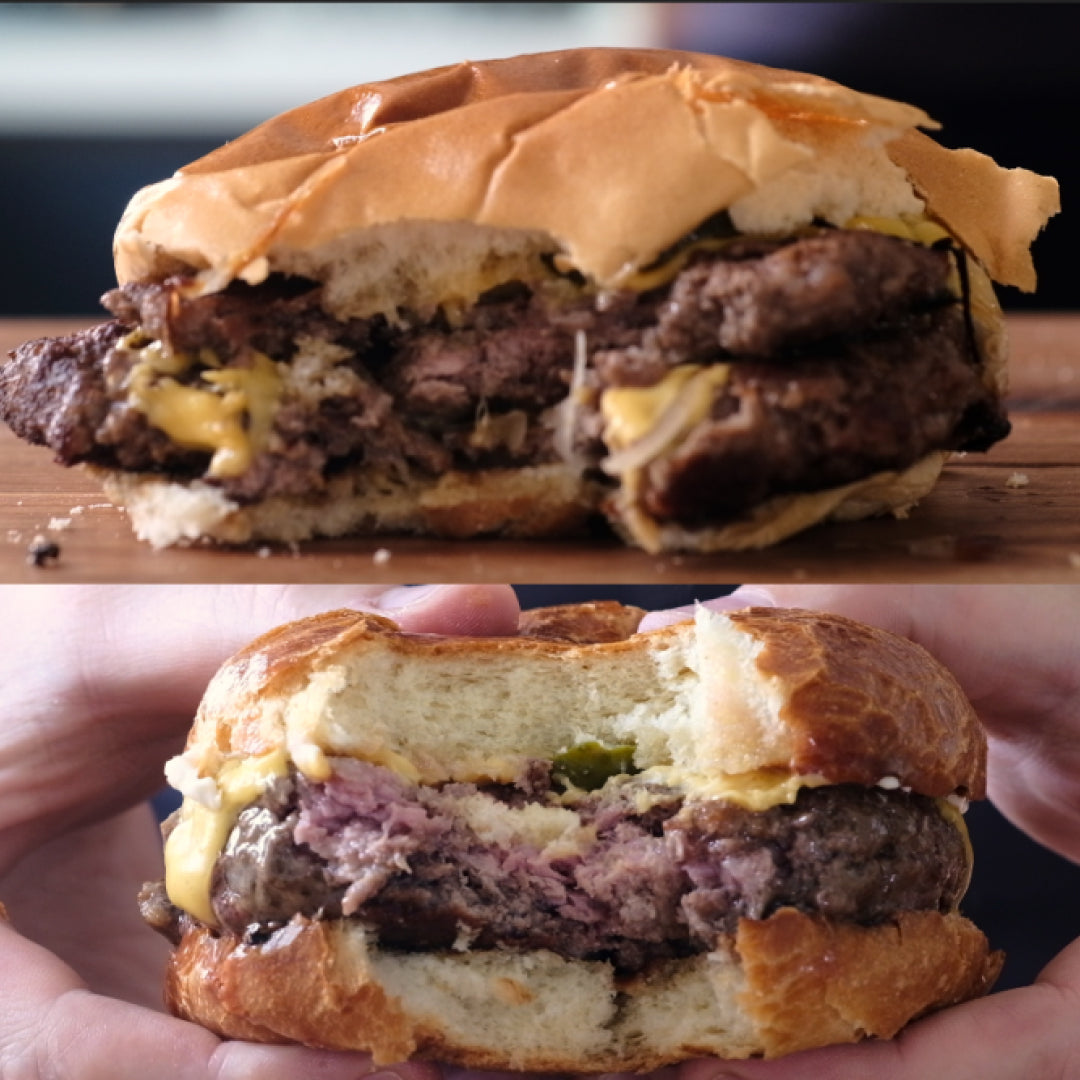 Smashed burger Vs. Burger clássico