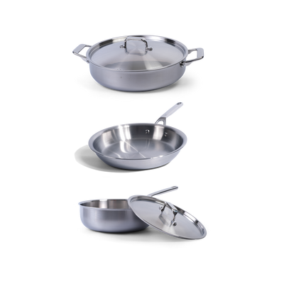 Set completo Inox 3-Ply