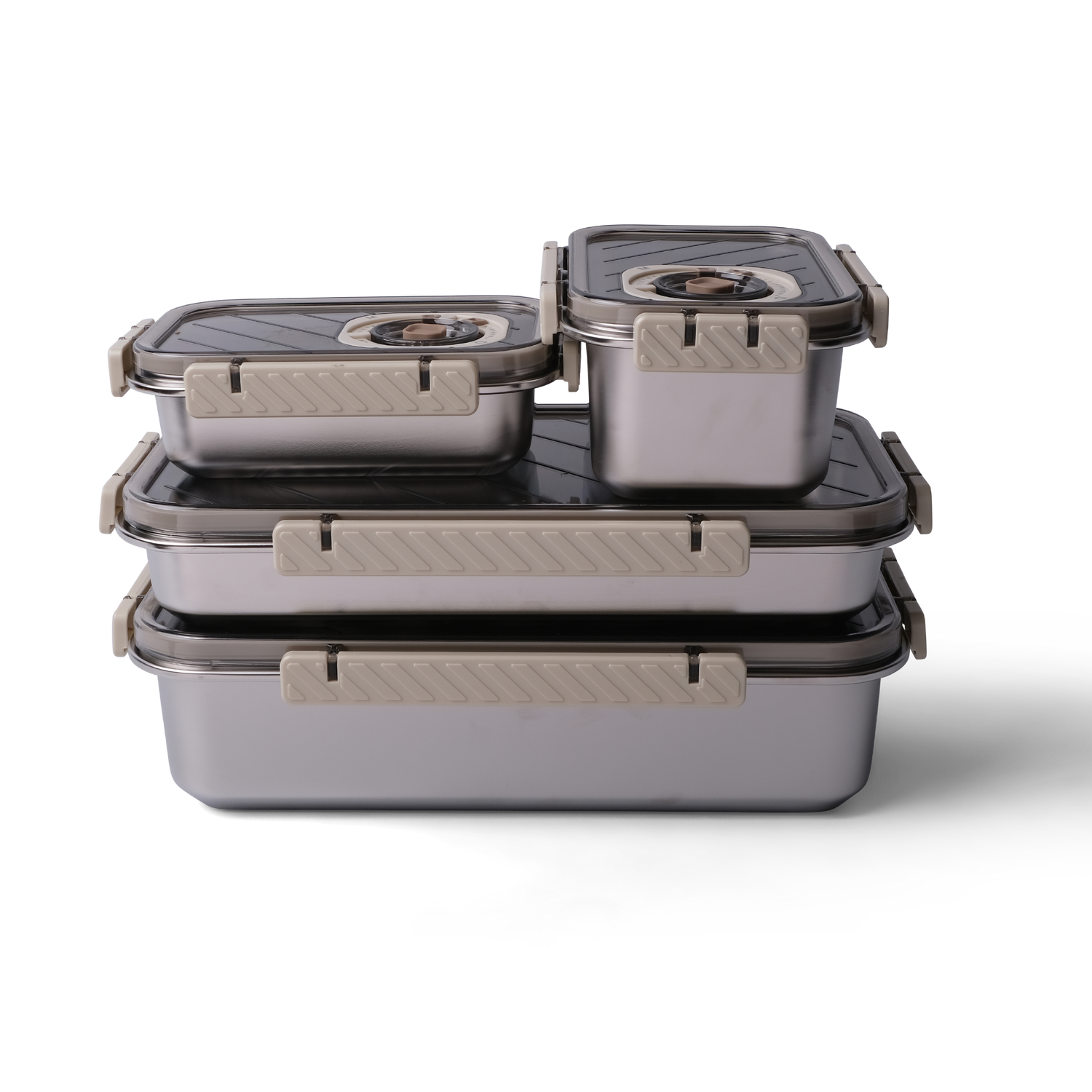 Set 4-Pc Potes Heméticos | PrepWare