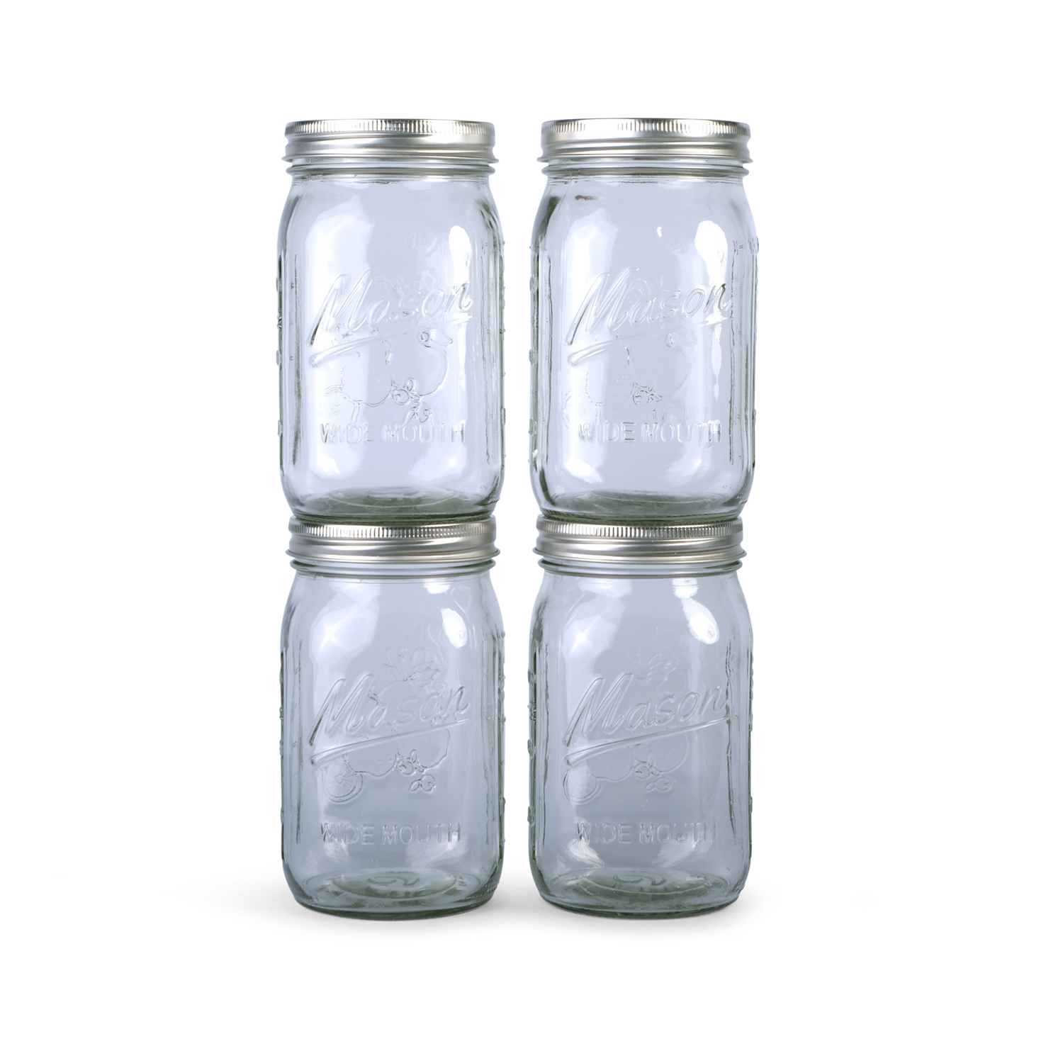 Mason Jar | 4 potes de 946ml