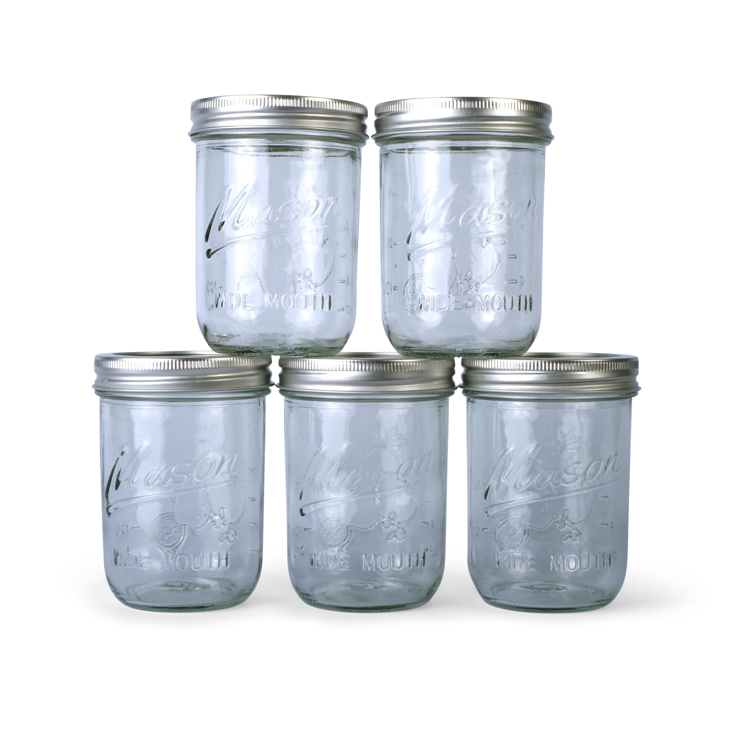 Mason Jar | 5 potes de 473ml
