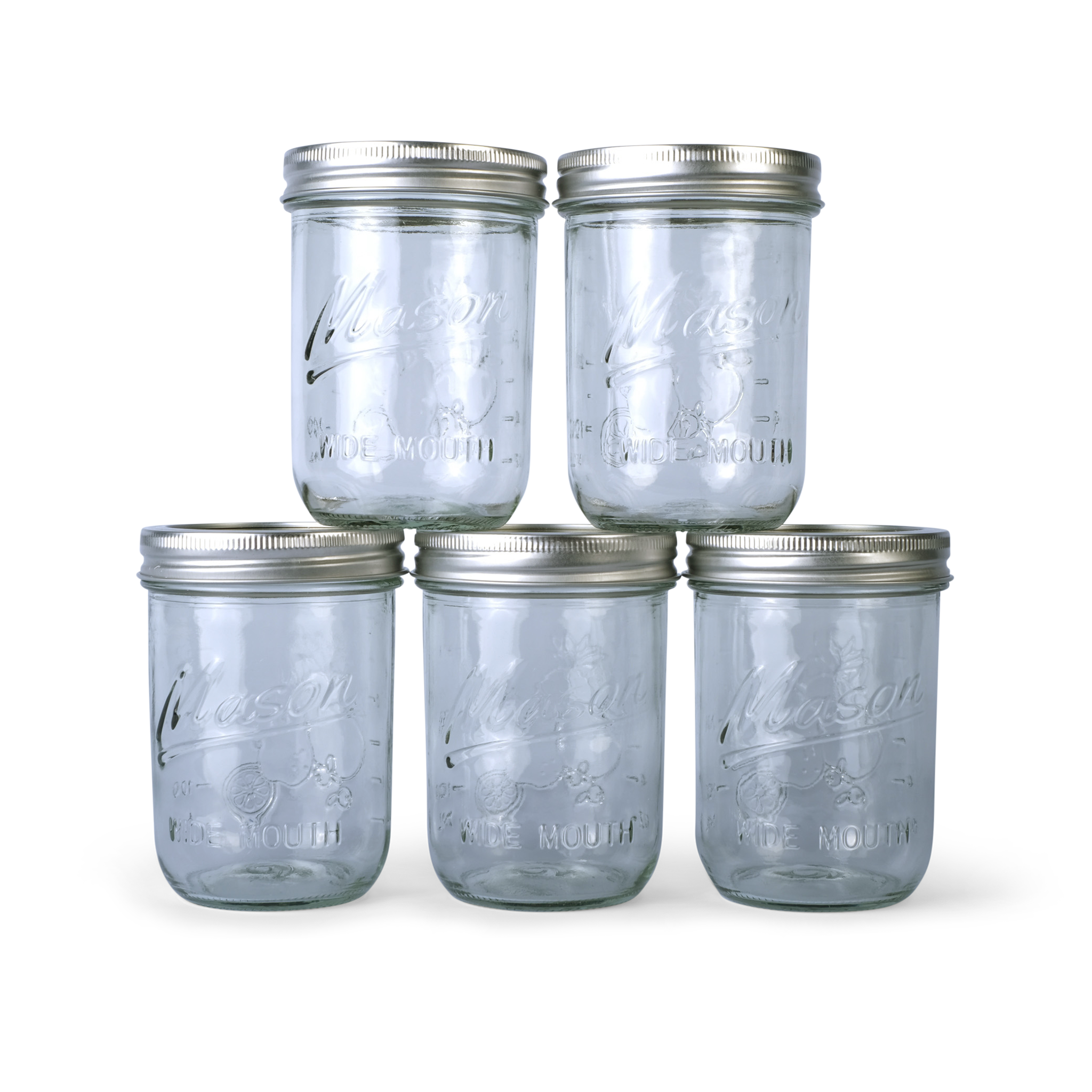 Mason Jar | 5 potes de 473ml