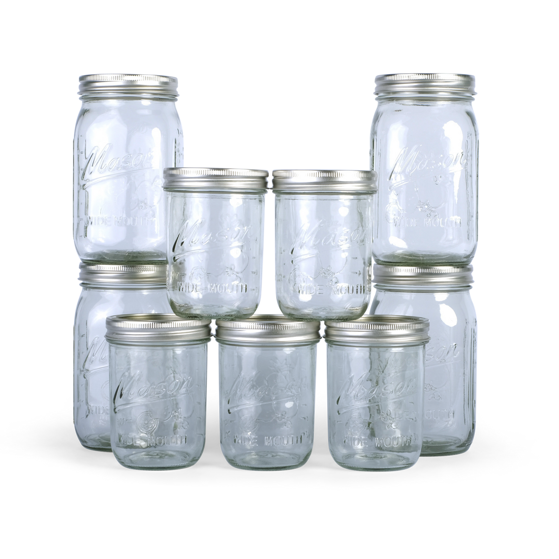 Kit Completo Mason Jar | 9 unidades