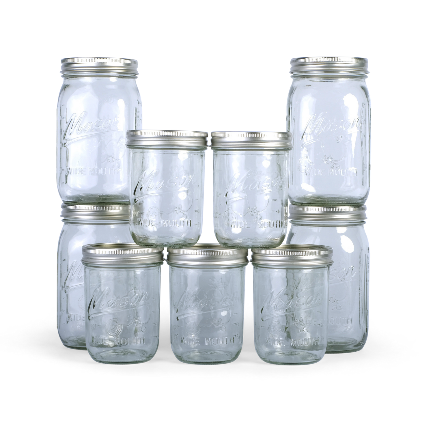 Kit Completo Mason Jar | 9 unidades