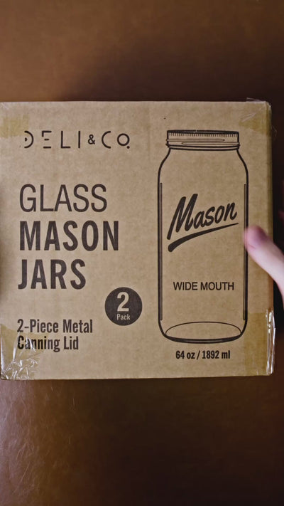 Mason Jar | 2 potes de 1892ml